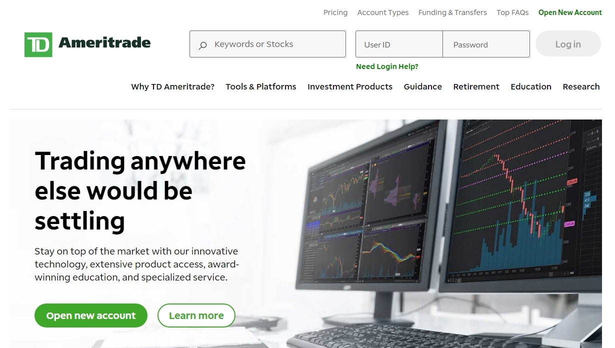 Брокер TD Ameritrade