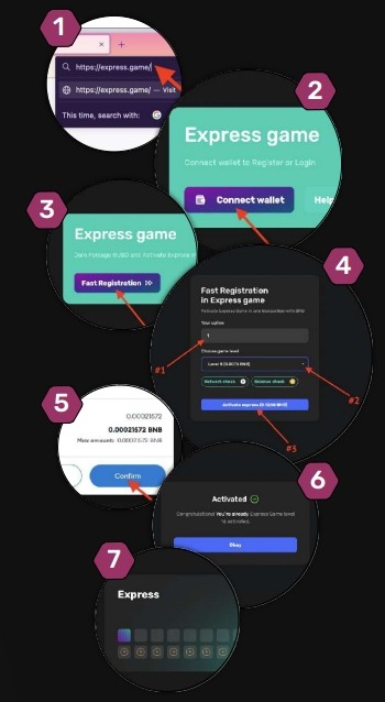 Регистрация аккаунта express game