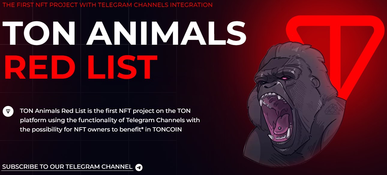 Проект Animal red list первый набор НФТ