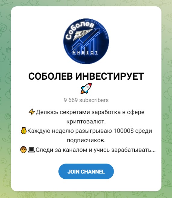 Проект Соболев Инвестирует