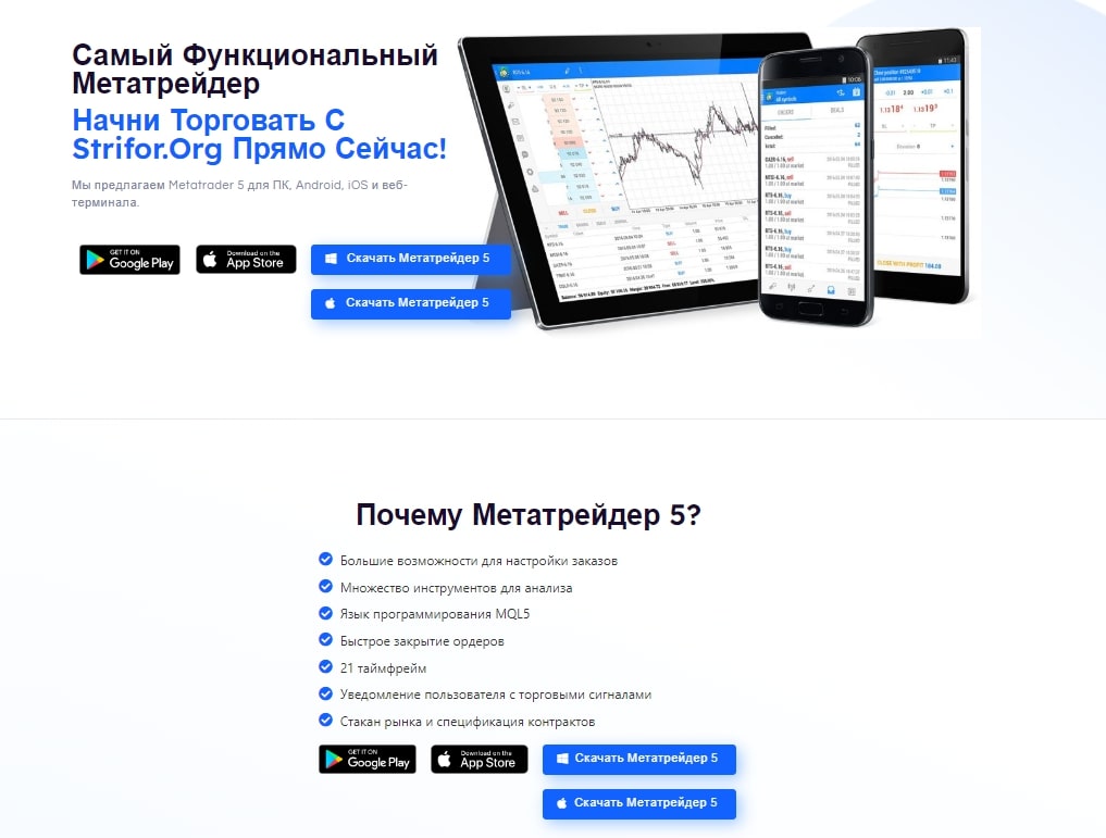 Торговая платформа StriFor