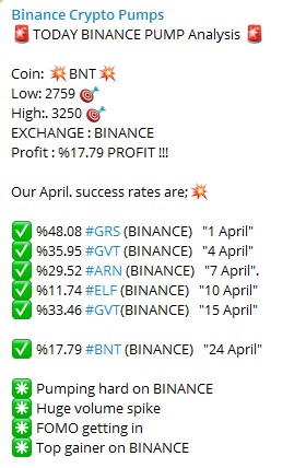 Big Pump Signal прогнозы