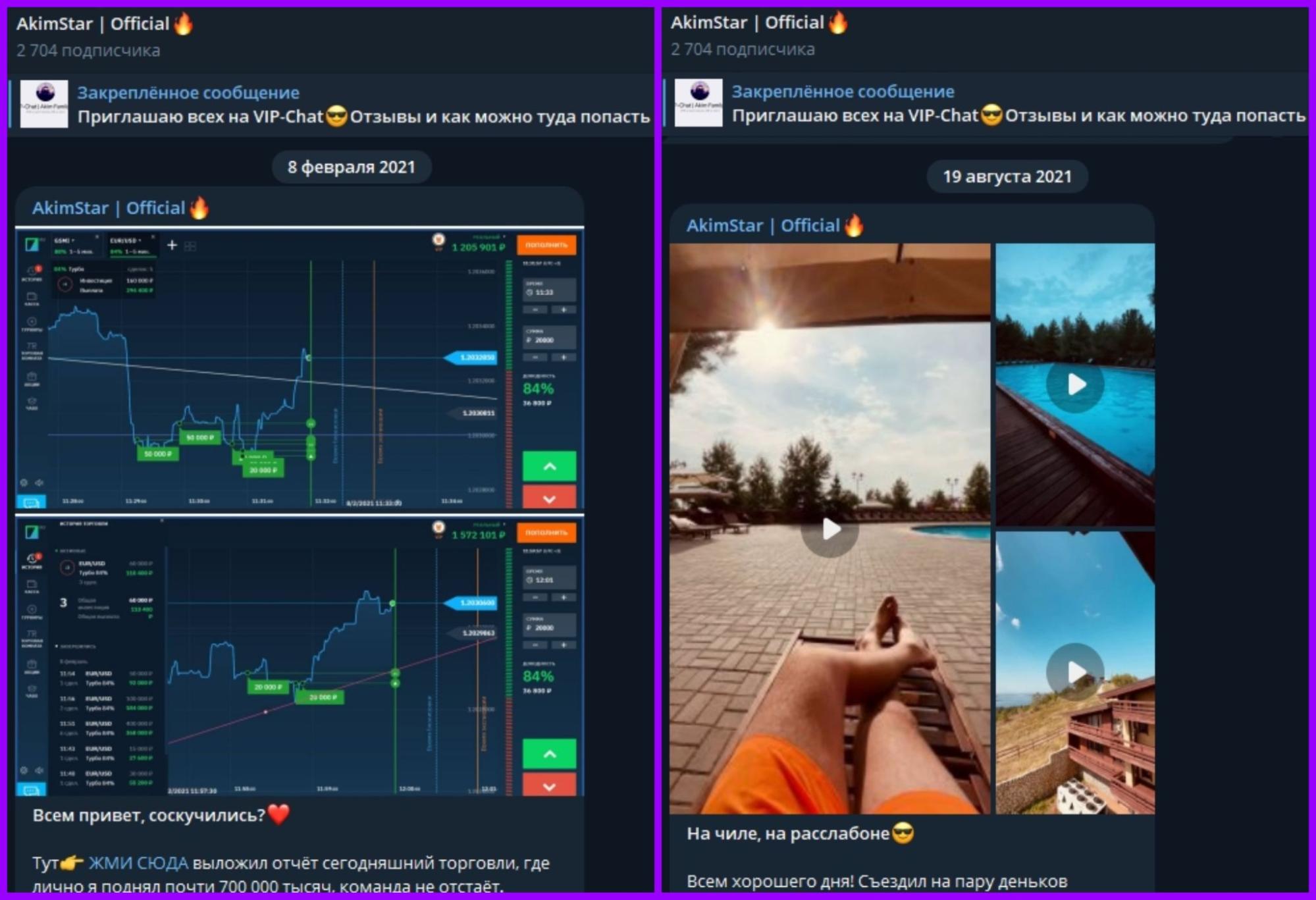 Akimstar трейдер телеграм