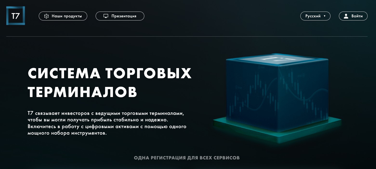 Trading Terminal System T7 сайт обзор