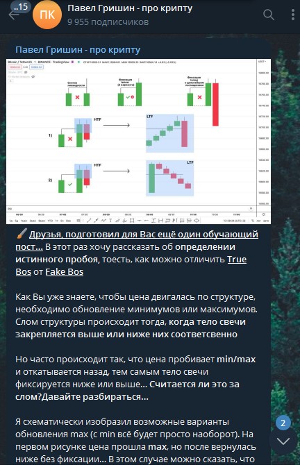 Павел Гришин телеграм обучение