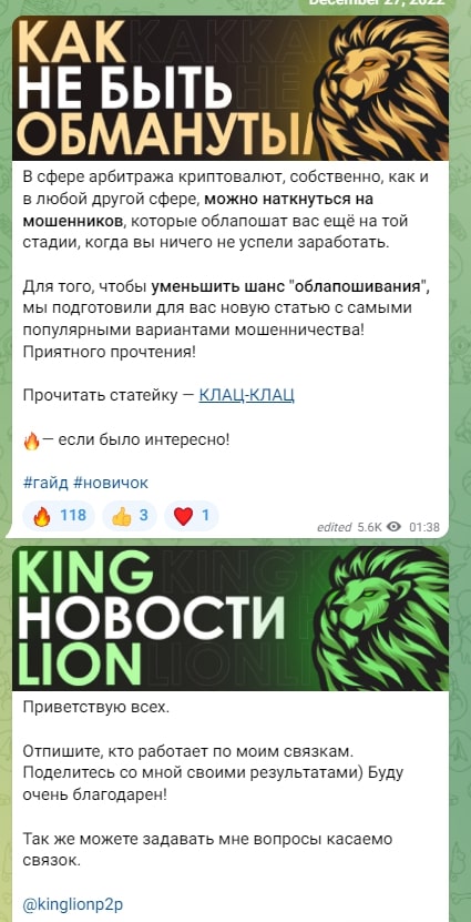 Проект P2P Lion