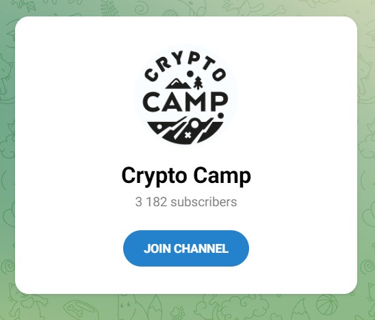 Crypto Camp в Телеграме