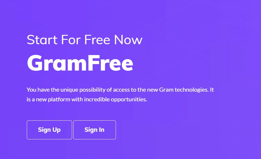 Платформа Gram Free