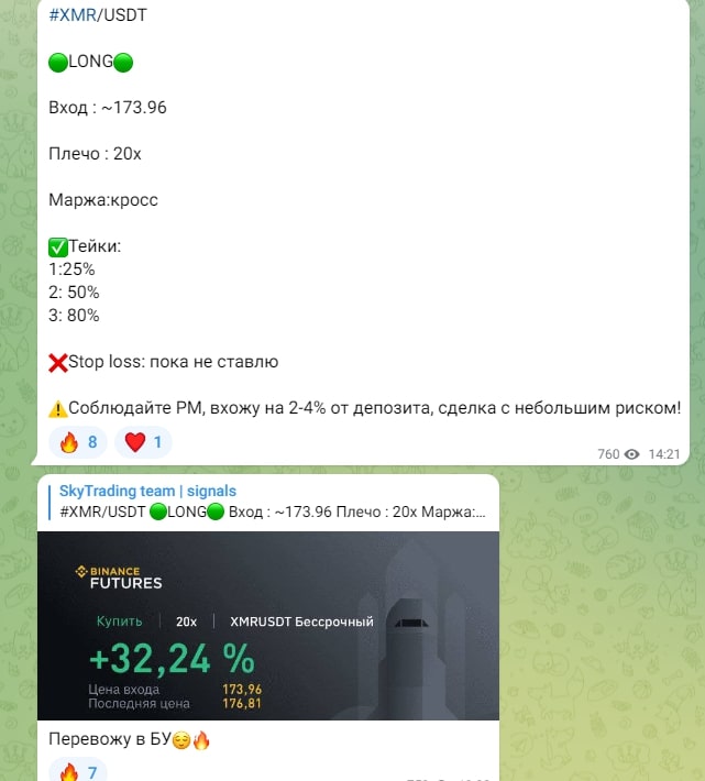 SkyTrading Team телеграмм