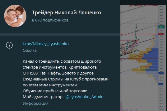 Трейдер Николай Ляшенко