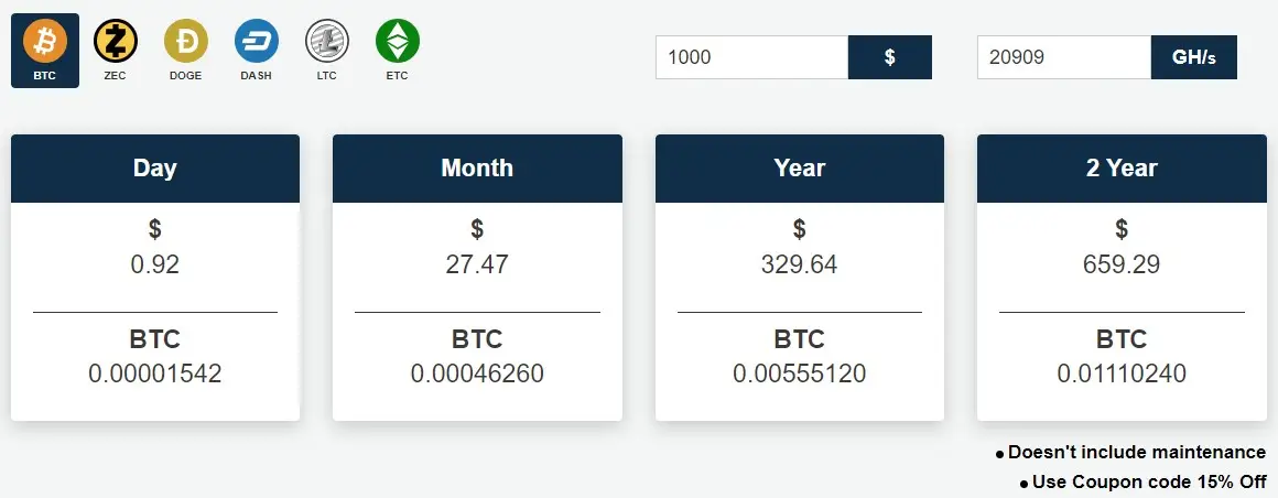 hashshiny облачный майнинг