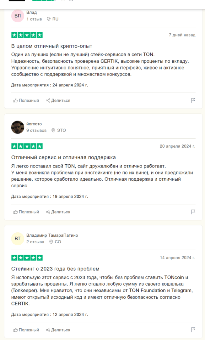 как использовать tonstakers